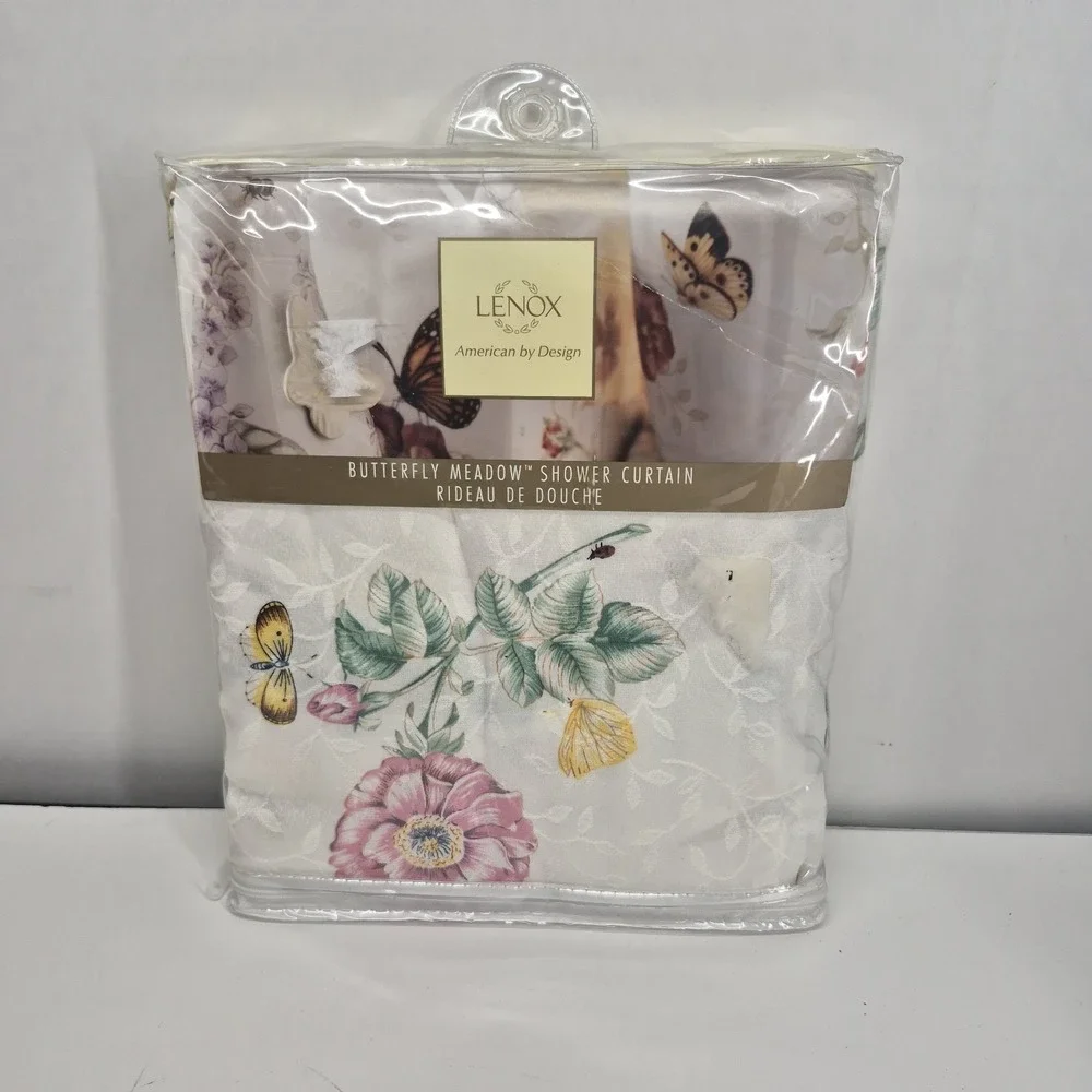 Lenox Shower Curtain Butterfly Meadow 72